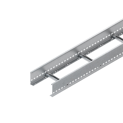 1St. KL 100.303/3, Kabelleiter, 100x300x3000 mm, t=1,5 mm, gelocht, SA 300 mm, Stahl, bandverzinkt DIN EN 10346