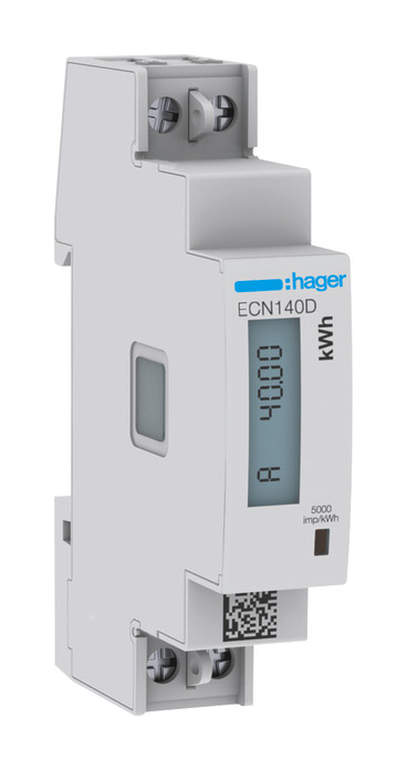 1St. Hager ECN140D Energiezähler 1phasig,direkt 40A