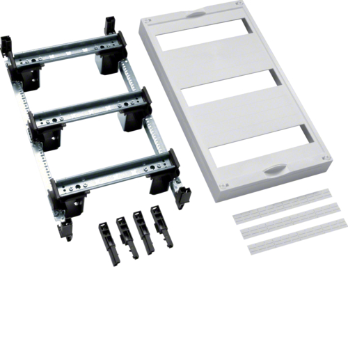 1St. Hager UD31B1 Baustein universN 450x250mm für Reiheneinbaugeräte waagerecht 3x12 PLE