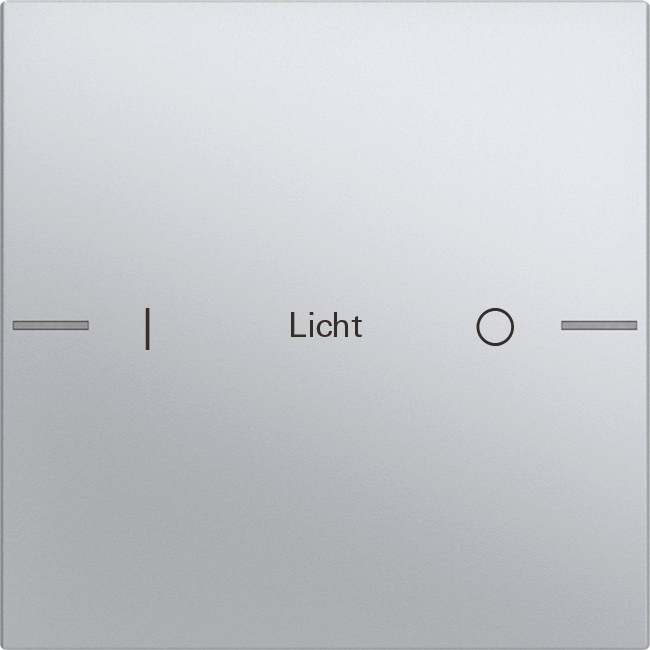 1St. Gira 576126 Wippenset 1fach individuell für Tastsensor 4, Aluminium