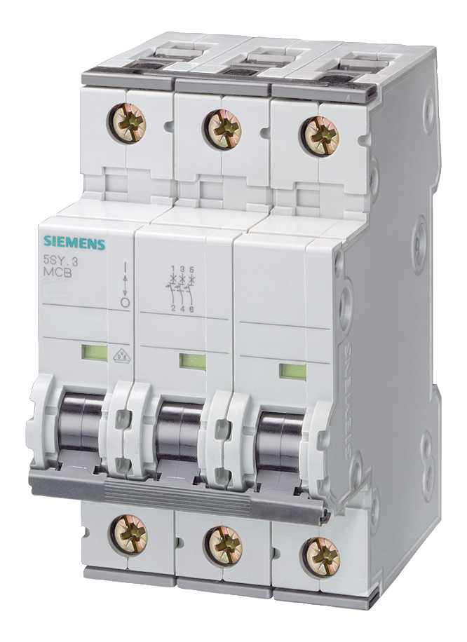 1St. Siemens 5SY4304-7 Leitungsschutzschalter 400V 10kA, 3-poli