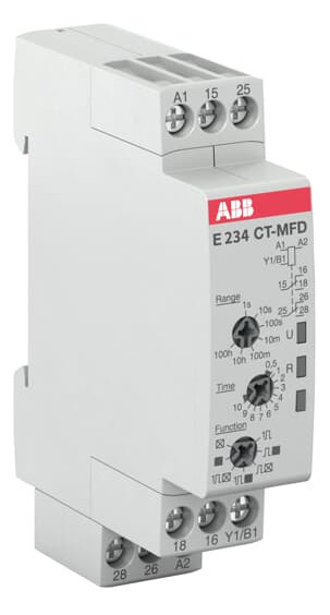 1St. ABB CT-MFD.21 Zeitrelais, multifunktion 2We, 12-240VAC/DC 1SVR500020R1100