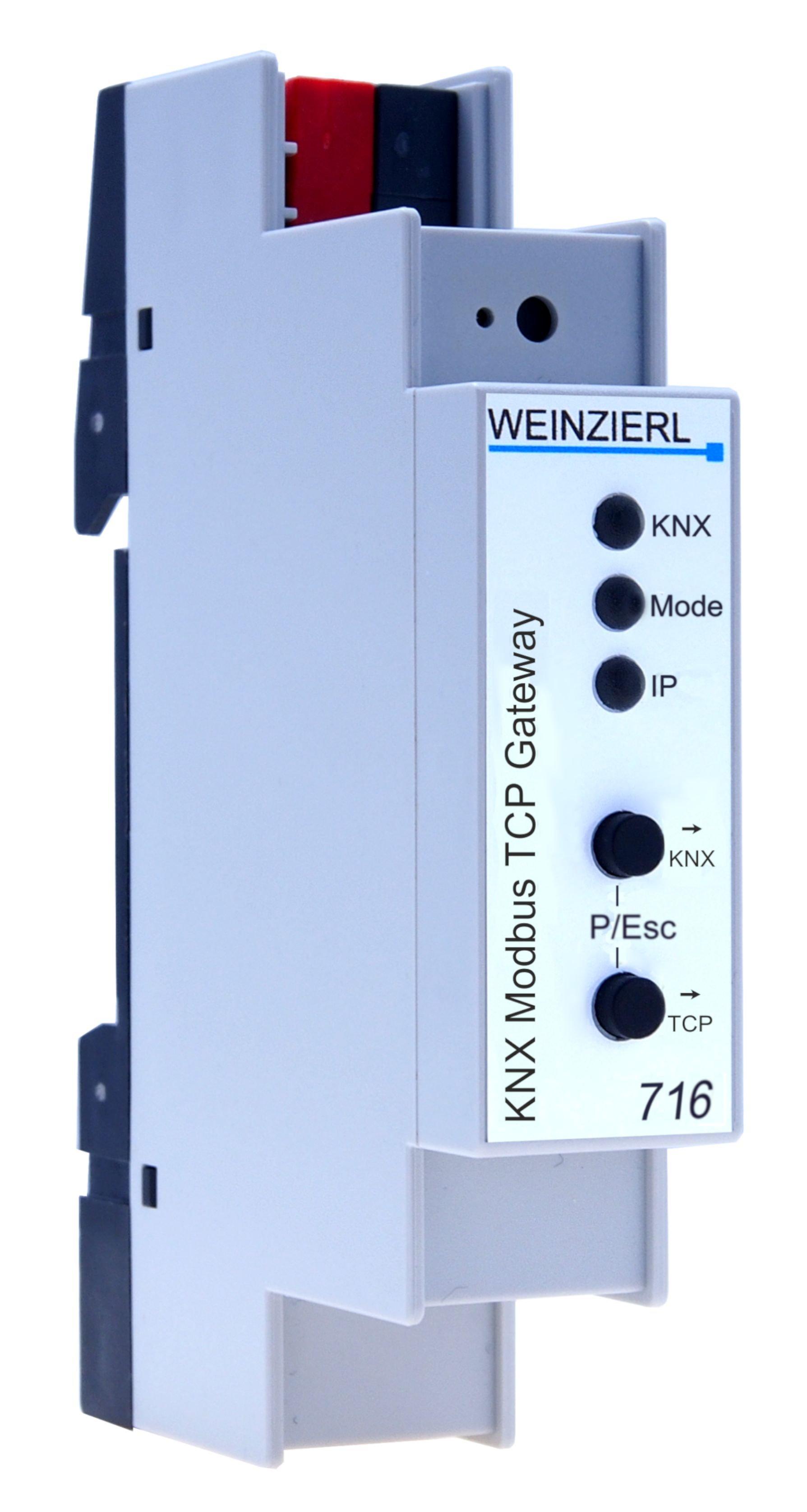 1St. WEIN Weinzierl 5425 KNX Modbus Gateway 716 RTU Master od.Slave ETS Parameter