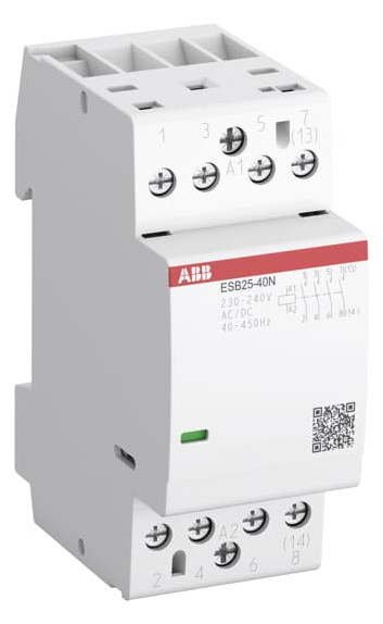 1St. ABB ESB25-04N-01 Installationsschütz 0S/4Ö, 24 V AC/DC 1SAE231111R0104