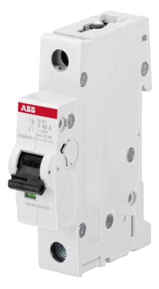 1St. ABB S201-Z6 Sicherungsautomat Z-Char., 6 kA