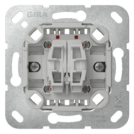 1St. Gira 312800 Tastschalter Wechselsch. 2f Einsatz