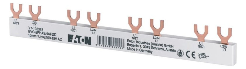 1St. Eaton 193378, EVG-2PHAS/4AFDD Einphasenschiene zur Verschienung von 4 EVG2PHAS4AFDD