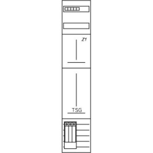 1St. Eaton 230812, ZSD-M19A1071 Zählerfeld, 1-feldrig, vorbereitet, Version M19A1071