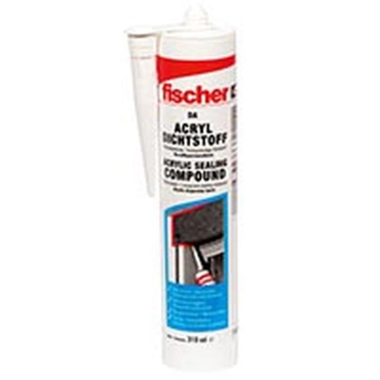 1St. Fischer 053110 Acryldichtstoff DA 310ml weiß DA W (DE/EN)