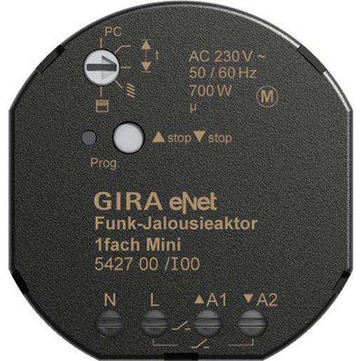 1St. Gira 542700 Funk Jalousieaktor Mini, eNet