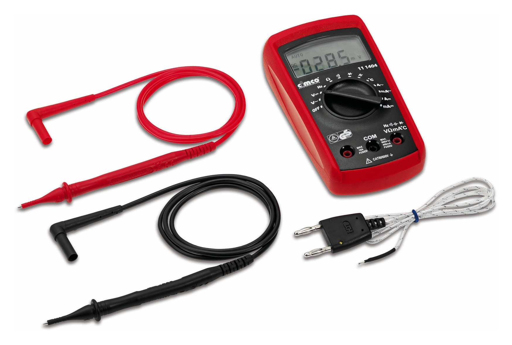 1St. Cimco 111404 Digitales Multimeter 111404