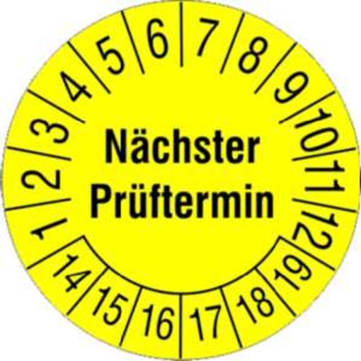 1St. Protec.class PPPPNPG Nächster Prüftermin gelb 100St