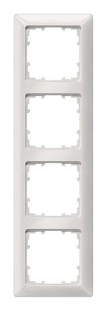 1St. Siemens 5TG25540 Delta Line, Rahmen 4-fach, titanweiss, 293 x 80 mm 5TG2554-0