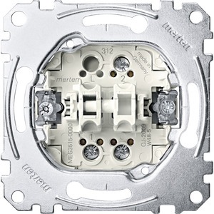 1St. Merten MEG3515-0000 Serienschalter-Einsatz, 1-polig, 16 AX, AC 250 V, Schraub-Liftklemmen