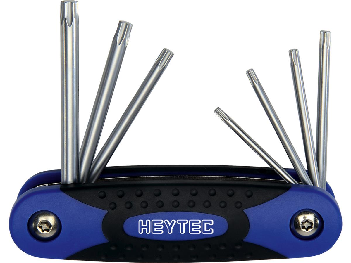 1St. Heytec 50813486280 Winkelschraubendrehersatz 7-tlg. Torx® TX 10 / 15 / 20 / 25 / 27 / 30 / 40