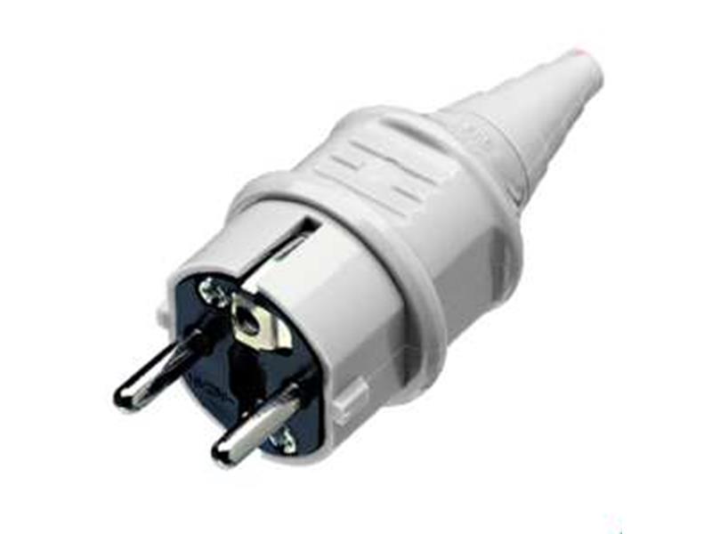 1St. Mennekes 10749 Stecker Schuko 16A2p+E 230V IP44 GR