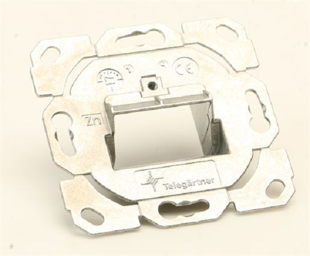 1St. designfähige Modul-Aufnahme 1-fach und 2-fach UP/0 flex