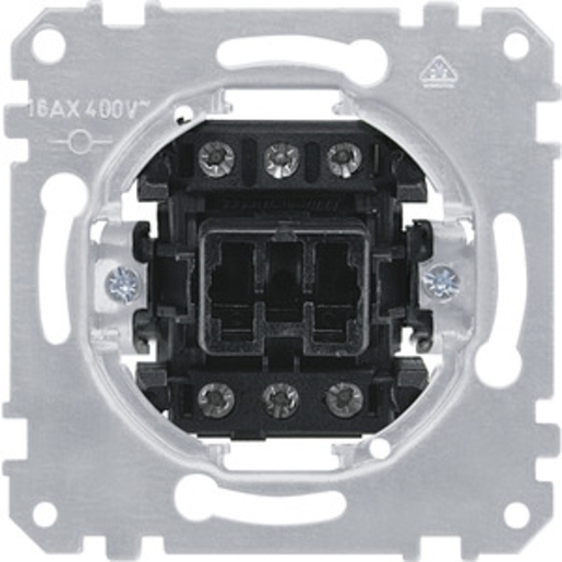 1St. Merten 311300 Wippschalter Einsatz Aus 3 polig m. Schraubklemmen Schraubklemmen