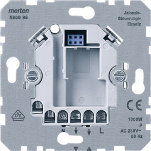 1St. Merten 580698 Jalousiesteuerungs-Einsatz Standard, 1000 W, 580698