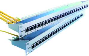 1St. Telegärtner J02023A0050 19 Patchfeld Patchpanel 24xRJ45 Cat. 6A MPP 24-HS