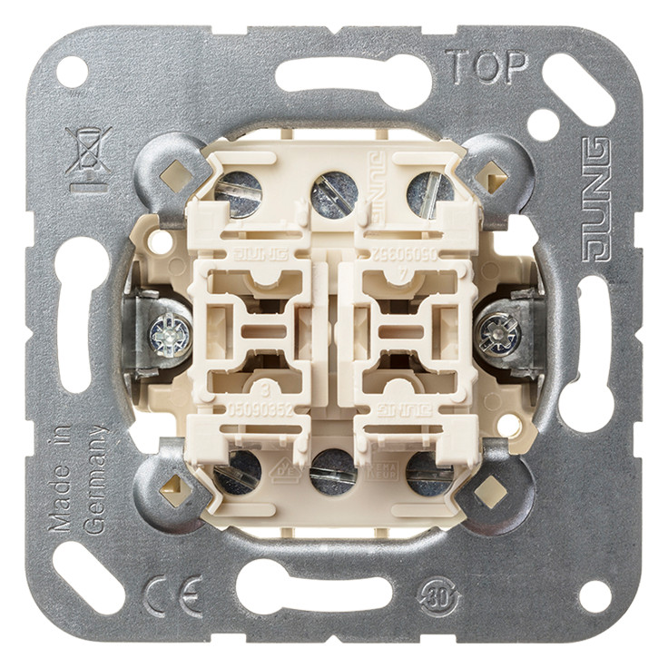 1St. Jung 509U Wippschalter Doppel-wechsel 509 U