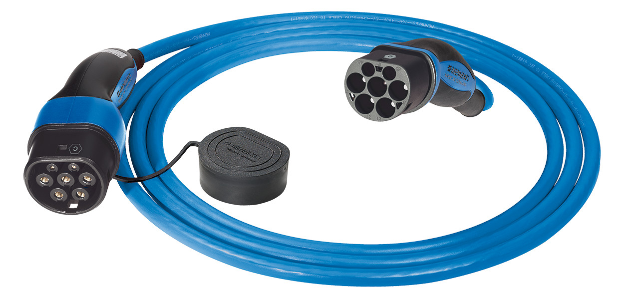 1St. Mennekes 36247 eMobility Ladekabel Mode 3 Typ 2 32A 3PH 7,5m