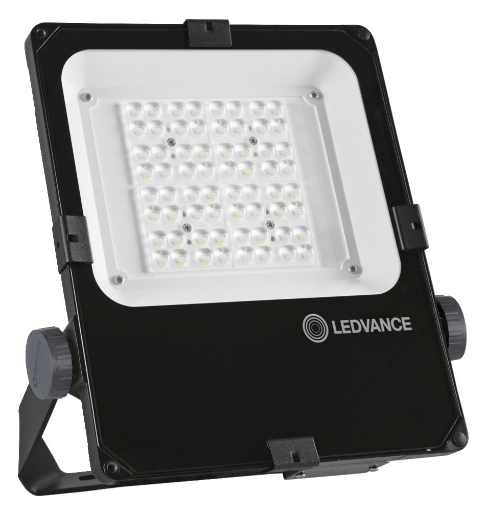 1St. Ledvance Floodlight Performance Asym 55x110 50 W 3000 K schwarz FL PFM 50W/3000K