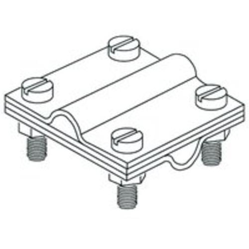 10St. Kleinhuis 27/8 Kreuz-Verbinder Flachleiter, Runddraht 8-10mm 278