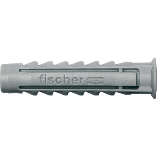 100St. Fischer 070005 Kunststoff-Dübel SX5 x 25, 70005 SX 5 x 25