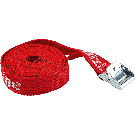 2,5m Bizline BIZ 390473 Gurt mit Klemmschnalle 2.5 m x 25 mm rot