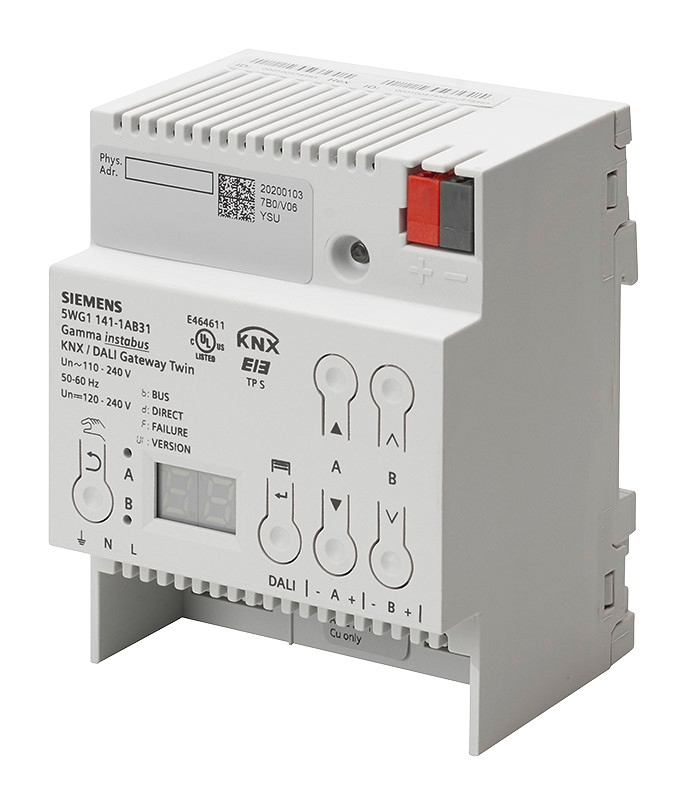 1St. Siemens N 141/31 KNX/DALI Gateway Twin