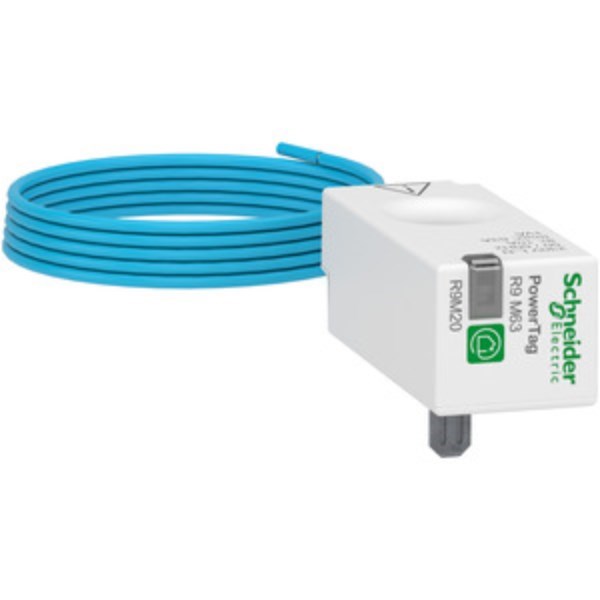 1St. Schneider Electric R9M20 PowerTag Resi9 M63, 1P+N-Kabel, Verbindung mit Wiser Gateway