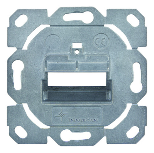 1St. Telegärtner H02010B0085 designfähige Modul-Aufnahme AMJ-S 1-fach und 2-fach UP/0 flex ohne AMJ-S-Module