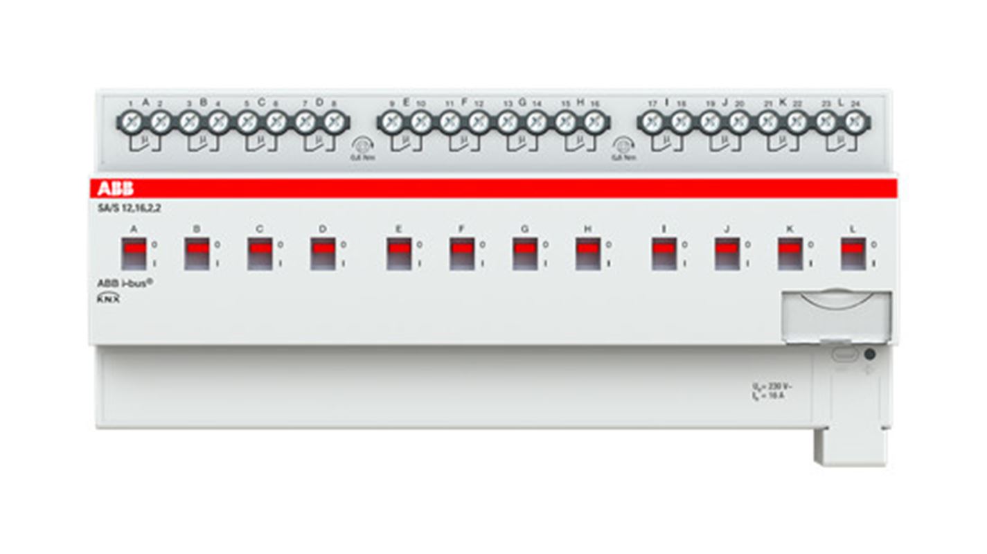 1St. Abb SA/S12.16.2.2 SA/S12.16.2.2 Schaltaktor, 12fach, 16 A, REG 2CDG110264R0011