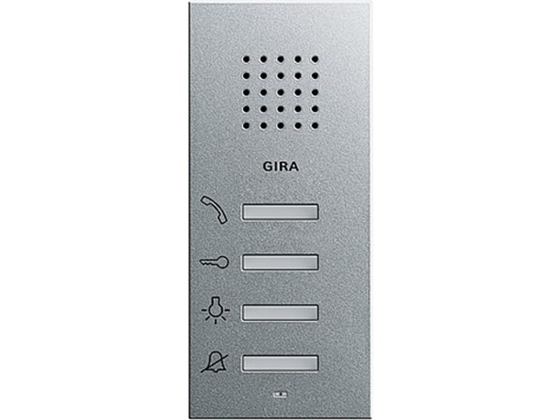 1St. Gira 125026 Wohnungsstation AP System 55 Farbe Alu