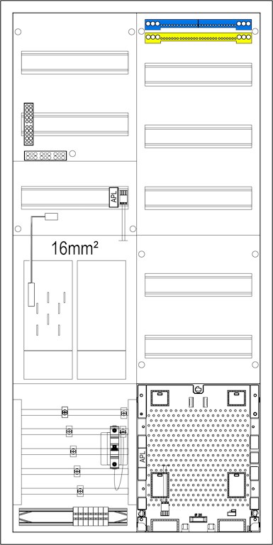 1St. F-Tronic EHZ54APZ-16-TIEHZ EHZ54APZ-16-TIEHZ, 1 ZP 16mm², 1 R, 1 VAPZ incl. APL-E-S, 1 DS, TIEHZ 7121862