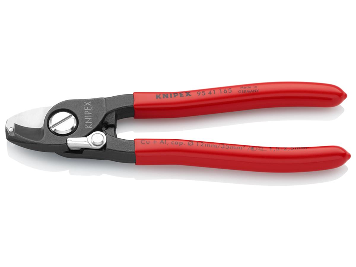 1St. Knipex 95 41 165 Kabelschere mit Abisolierfunktion 3 x 1,5 mm² bis 5 x 2,5 mm² 165 mm 9541165