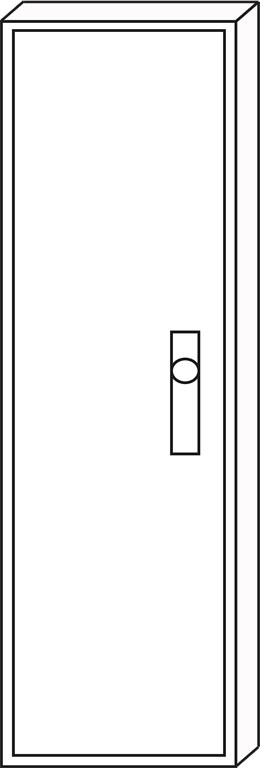 1St. F-Tronic ZA091 Leergehäuse ZA091, IP31, H=950mm, B=300mm 7120501