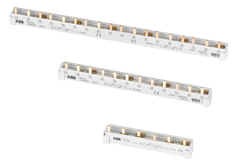 1St. ABB PS3/12/16 Phasenschiene 3Ph., 12Pins, 16qmm 2CDL230001R1612