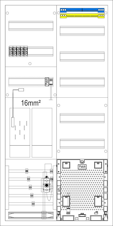 1St. F-Tronic EHZ54APZ-16-TCEHZ EHZ54APZ-16-TCEHZ, 1 ZP, 16mm², 1 R, 1 VAPZ incl. APL-E-S, 1 DS, TCEHZ 7121861