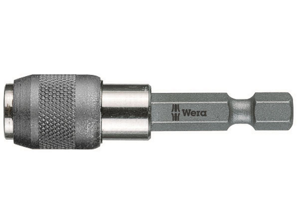 1St. Wera 05073318001 Bithalter mit Schnellwechselfutter und starkem Dauermagnet 895/4/1 K SB 52 mm