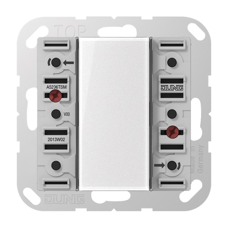 1St. Jung A5236TSM Tastsensor-Modul 24 V 3fach AC/DC 24 V 3-kanalig (6 Schaltpunkte) Beschriftungsfeld A 5236 TSM