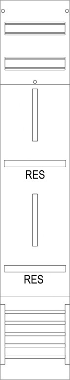 1St. F-Tronic R16 Reservefeld R16, 1-feldrig, H=1350mm, 2 Res. 3.HZ 7120310