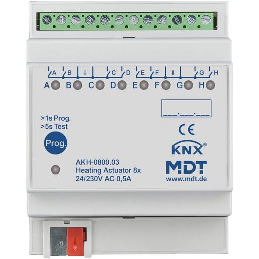 1St. MDT Heizungsaktor 8-fach, 4 AKH-0800.03