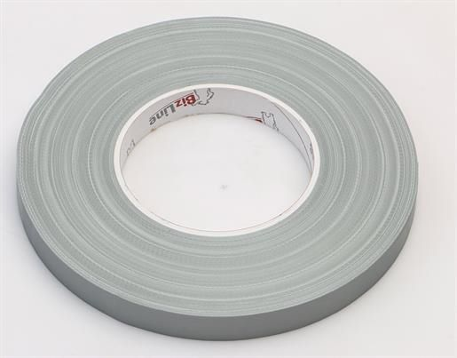 50m Bizline BIZ 350025 Gewebeklebeband grau 15mm x 50m x 0,31mm BIZ350025