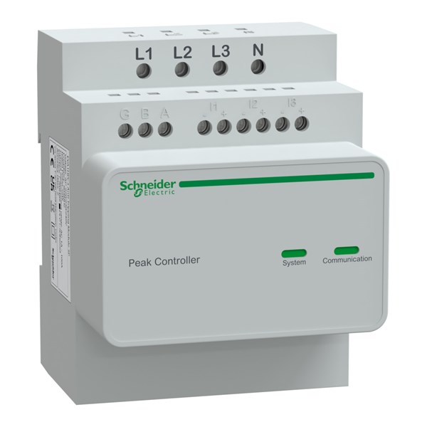 1St. Schneider Electric EVA1HPC3 EVlink Home Peak Controller, Lademanagement, 3-phasig, PLC, 4 TE