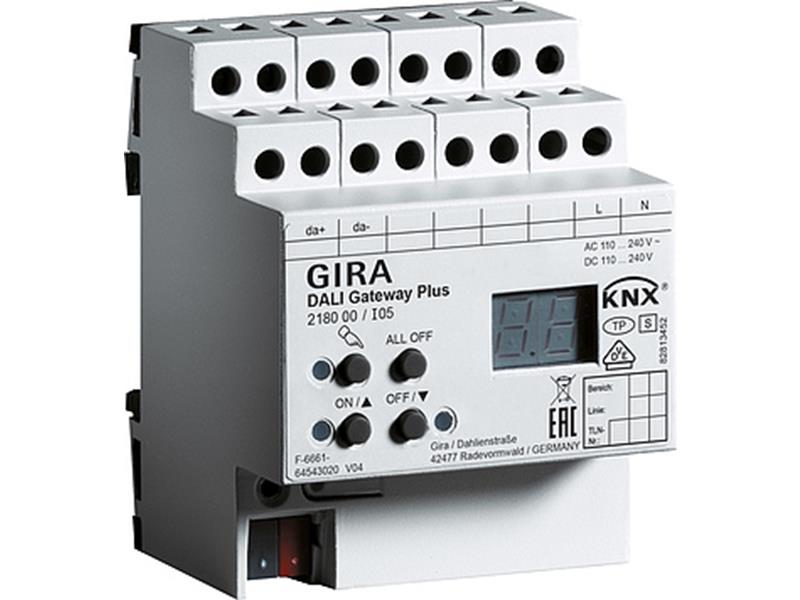 1St. Gira 218000 DALI Gateway Plus KNX REG