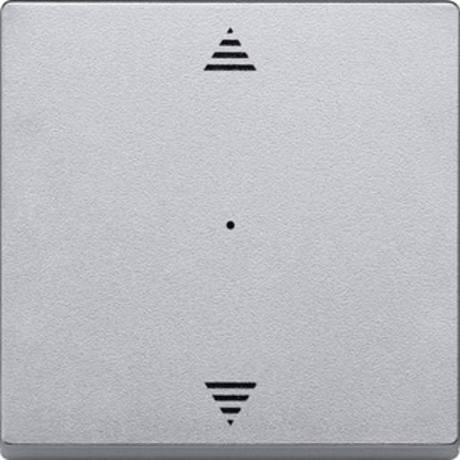 1St. Merten MEG5215-0460 Wippe für Taster-Modul 1fach (Pfeile Auf/Ab) aluminium, System M * PlusLink