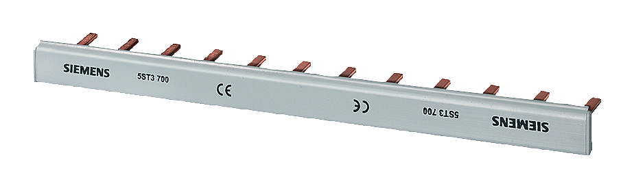 1St. Siemens 5ST3703 Sammelschiene für Leitungsschutzschalter ohne Endkappen 1-phasig + HS, 1016 mm