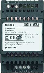 1St. Siedle TR 603-0 Trafo 12V 1,3 A 200035160-00 TR603-0